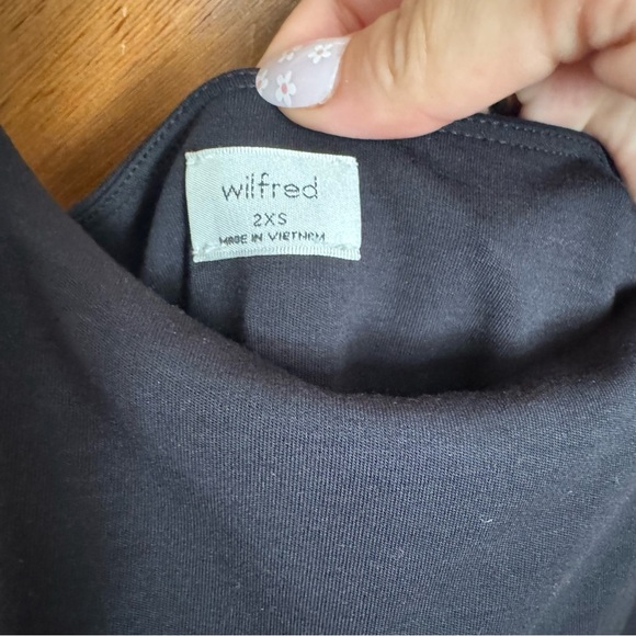 Wilfred Black Saturn Mini Dress Size 2XS - Picture 4 of 6